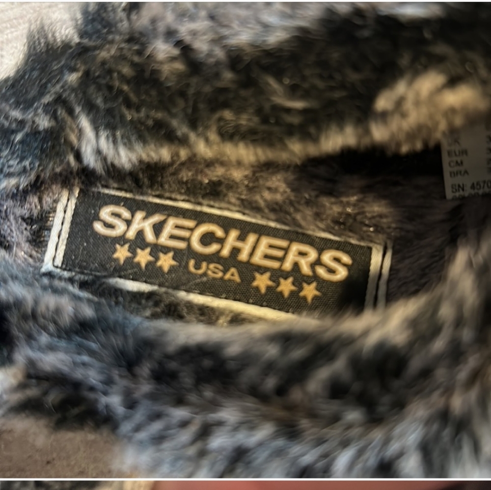 Skechers Shindigs fortress shoes suede fur lining - Picture 4 of 6